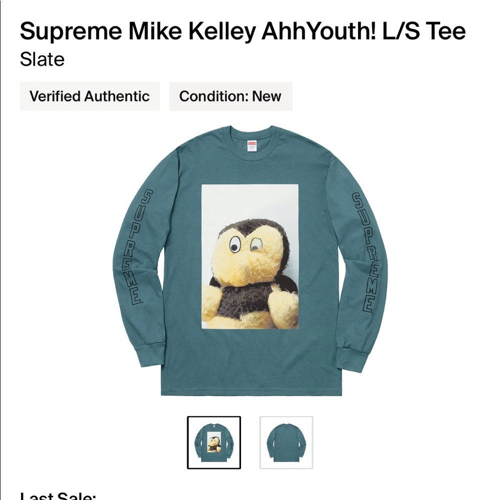 Supreme x Mike Kelley Foundation-Aah youth longsleeve & skateboard complete.